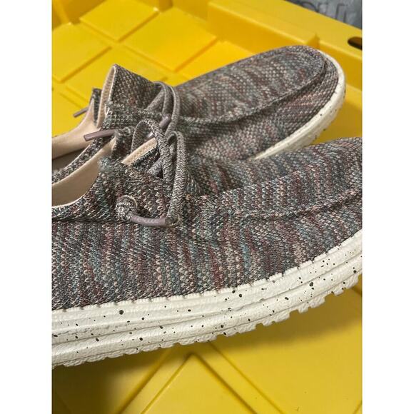 Hey Dude Wendy sox Antique Rose slide ons size 10 - Picture 8 of 9